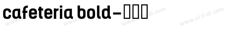 cafeteria bold字体转换
